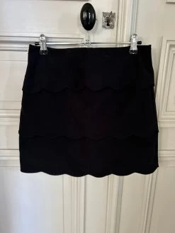 Jupe Sandro Noir Petits Volants