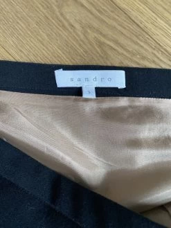 Jupe Sandro Noire Ajourée Rose Poudré -Femmes Boutique jupe sandro noire ajouree rose poudre 7