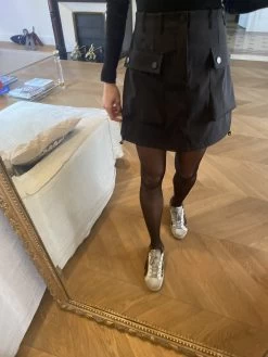 Jupe Zara Noire Avec Poches -Femmes Boutique jupe zara noire avec poches 3