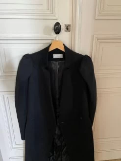 Manteau Zapa Noir En Cachemire -Femmes Boutique manteau zapa noir en cachemire 7