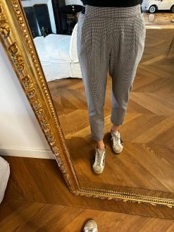 Marine Lorphelin Pantalon Pied De Poule Bonobo Instinct Brut