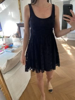 Petite Robe Noire Zara Patineuse