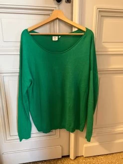 Pull Marie Sixtine Vert Coton Et Soie 14 Pull Marie Sixtine Vert Coton Et Soie -Femmes Boutique pull marie sixtine vert coton et soie 5