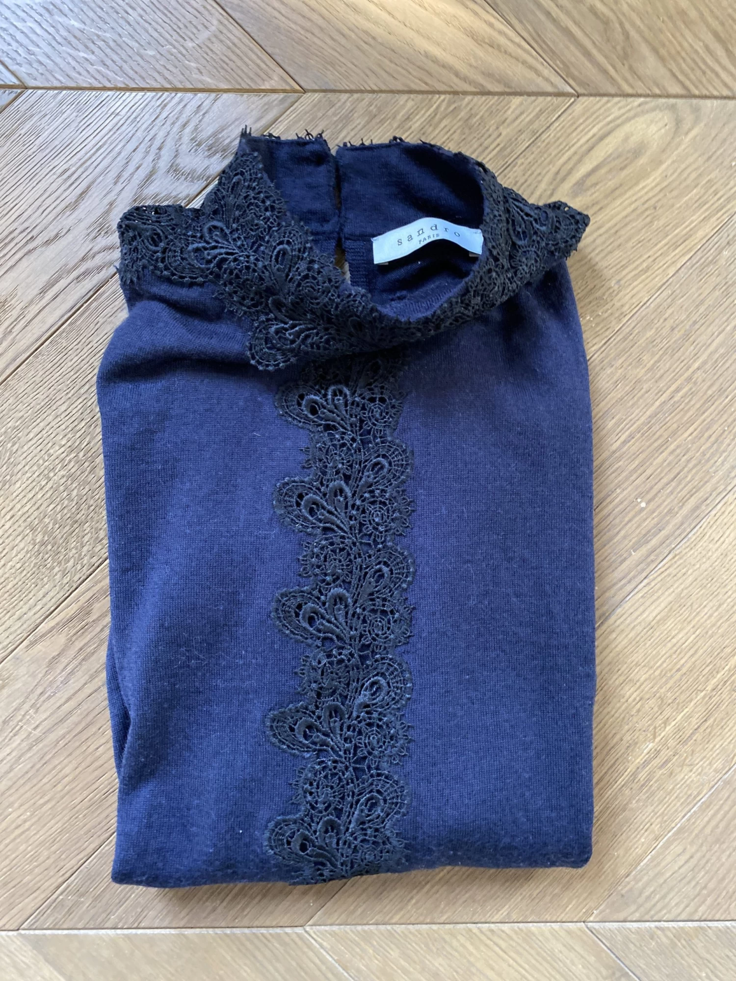 Pull Sandro En Laine Col En Dentelle 12 Pull Sandro En Laine Col En Dentelle – Image 10