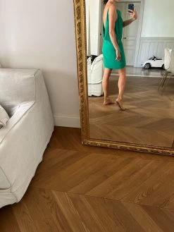 Robe Bash Verte Dos Décolleté -Femmes Boutique robe bash verte dos decollete 4