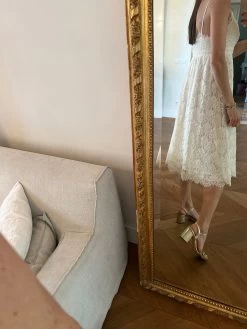 Robe Claudie Pierlot En Dentelle Ecrue -Femmes Boutique robe claudie pierlot en dentelle ecrue emilie b 3