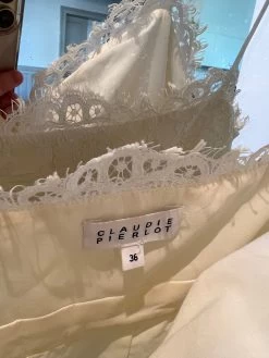 Robe Claudie Pierlot En Dentelle Ecrue -Femmes Boutique robe claudie pierlot en dentelle ecrue emilie b 6