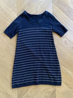 Robe Comptoir Des Cotonniers Rayée Avec Col -Femmes Boutique robe comptoir des cotonniers rayee avec col 4