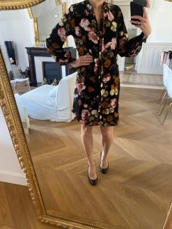 Robe Hm Noire à Fleurs -Femmes Boutique robe hm noire a fleurs 6