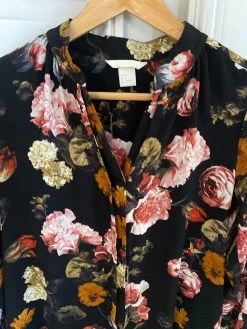 Robe Hm Noire à Fleurs -Femmes Boutique robe hm noire a fleurs 8