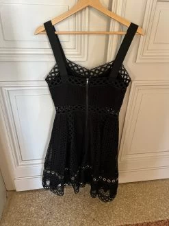 Lisa Robe Maje Patineuse à Bretelles Et Crochet -Femmes Boutique robe maje patineuse a bretelles et crochet lisa 7