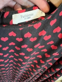 Robe Parisienne Et Alors Noire à Coeurs -Femmes Boutique robe parisienne et alors noire a coeurs ariane 5