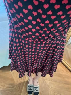 Robe Parisienne Et Alors Noire à Coeurs -Femmes Boutique robe parisienne et alors noire a coeurs ariane 9