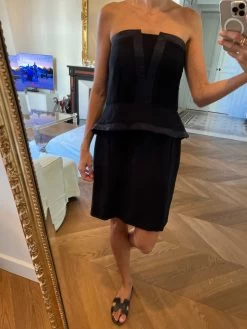 Robe Sandro Bustier Noir