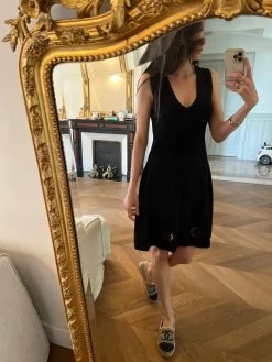 Robe Sandro Patineuse Noire