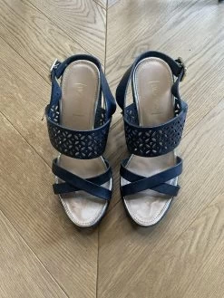 Sandales Compensées Bocage Noires -Femmes Boutique sandales compensees bocage noires 3