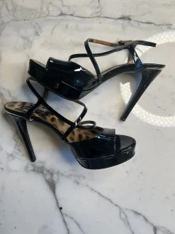 Sandales Roberto Cavalli Vernis Noir