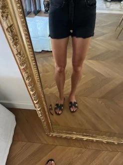 Short En Jean AllSaints Noir