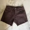 Short Levis Marron Taille Haute -Femmes Boutique short levis marron taille haute agnes 1