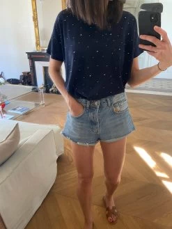 Robe Ikks Noire Col Perles 16 Robe Ikks Noire Col Perles -Femmes Boutique t shirt bleu marine atmosphere 1 487e9ee6 085a 4baa 9364 032d57a3bb40