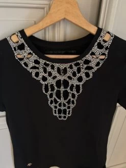 T Shirt Philipp Plein à Strass -Femmes Boutique t shirt philipp plein a strass 5