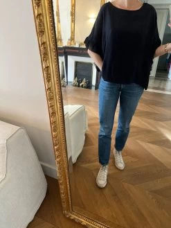 T Shirt Zara Bleu Marine Volants Aux Manches 11 T Shirt Zara Bleu Marine Volants Aux Manches -Femmes Boutique t shirt zara bleu marine volants aux manches emmanuelle 3