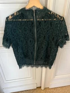 T Shirt Zara En Dentelle Vert Sapin 10 T Shirt Zara En Dentelle Vert Sapin -Femmes Boutique t shirt zara en dentelle vert sapin agnes 3