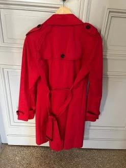 Trench Gérard Darel Rouge -Femmes Boutique trench gerard darel rouge 3
