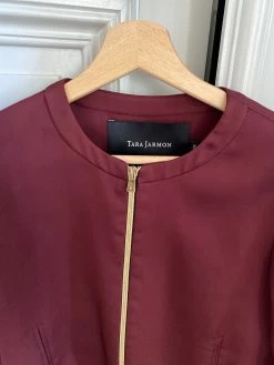 Veste Bombers Tara Jarmon Prune 16 Veste Bombers Tara Jarmon Prune -Femmes Boutique veste bombers tara jarmon prune 7