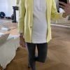 Veste De Tailleur Massimo Dutti Jaune -Femmes Boutique veste de tailleur massimo dutti jaune 1
