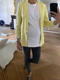 Veste De Tailleur Massimo Dutti Jaune